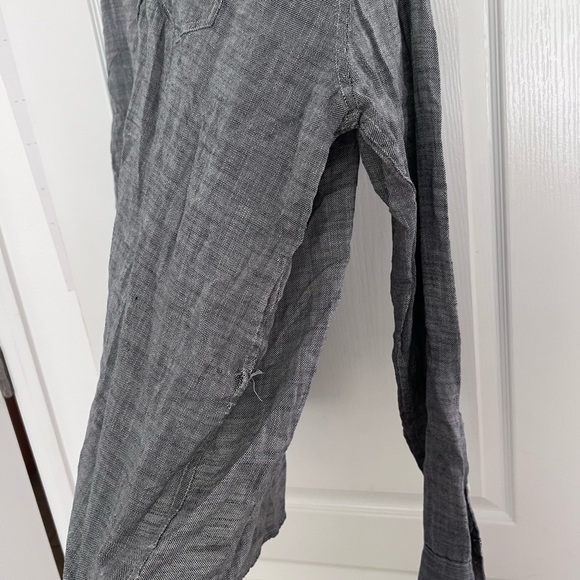 Rails Wyatt Navy Chambray Button Down Shirt SZ XXL - Picture 6 of 9